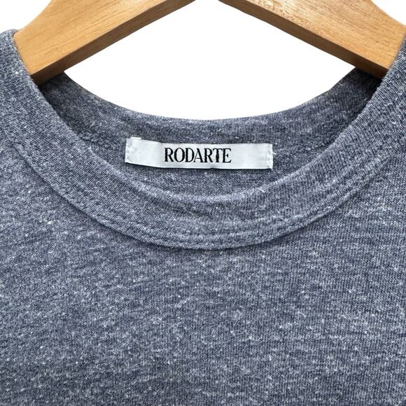 Rodarte Radarte Logo T-Shirt Blue Gray Size XS Graphic Logo Tee Designer - Picture 4 of 6
